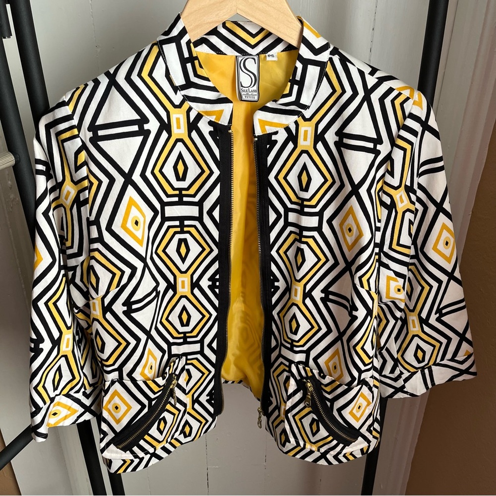 SilkLand Women’s Zippered Blazer